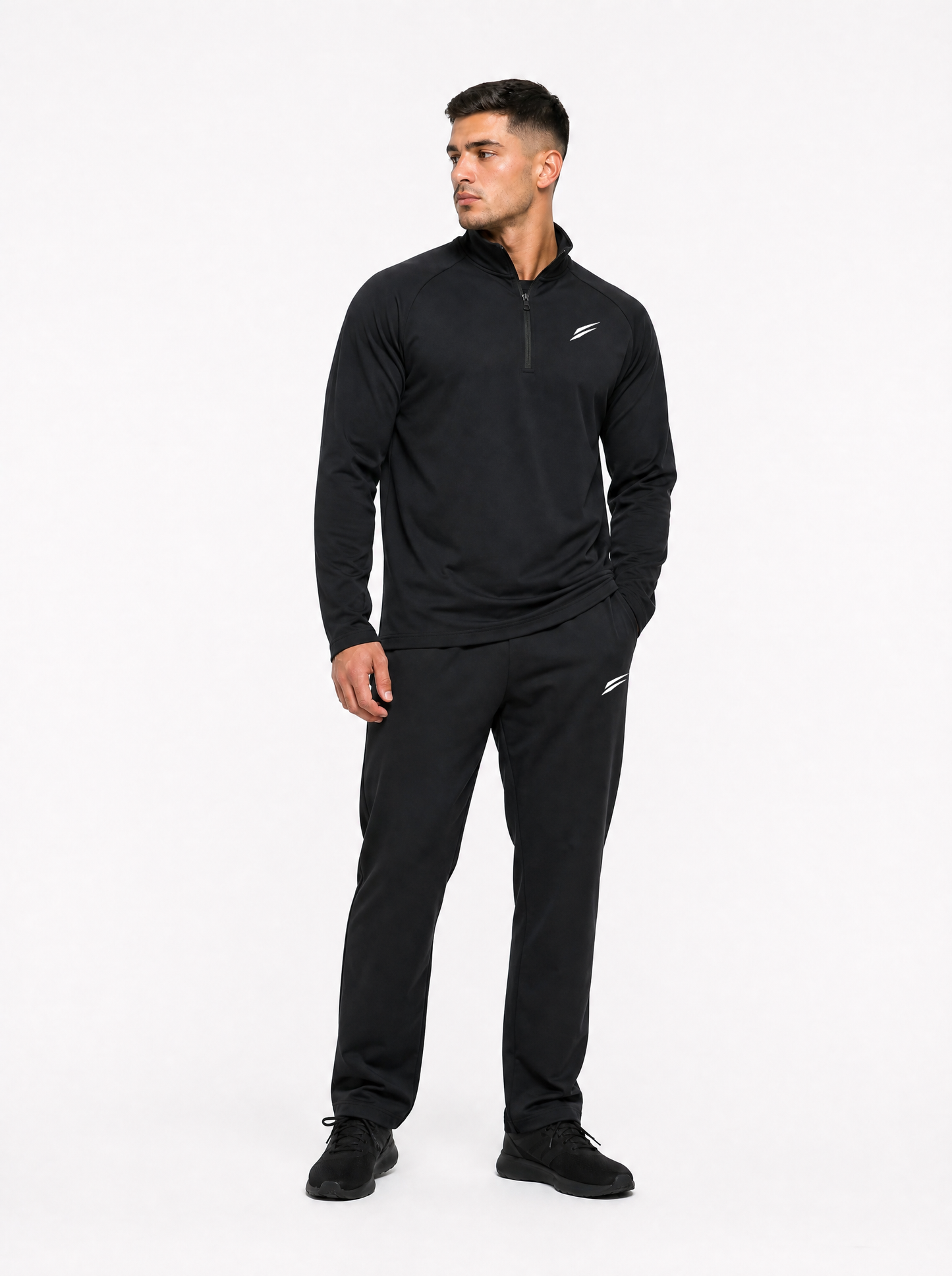 VANTIF Quarter-Zip — Negro